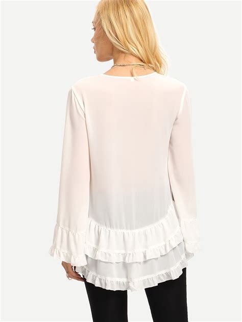 White Long Sleeve Blouse