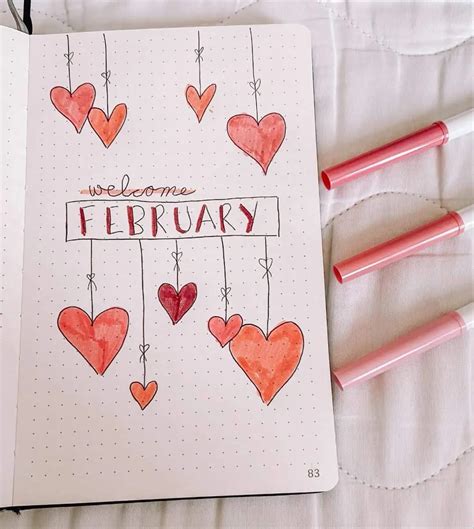 Image result for February Bullet Journal