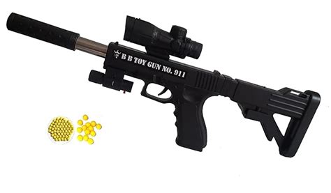 IndusBay ® PUBG M4 MK14 UMP Toy Gun BB Bullet Gun Toy - M416 Gun Toy ...