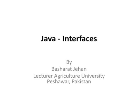 Image result for Java Inteface
