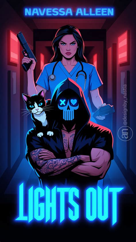 Fanmade Book Cover – Lights Out by Navessa Allen | Dark Romance ...