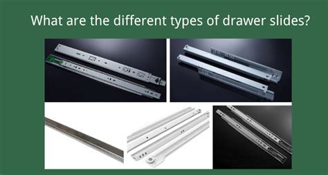 Image result for Different Types of Drawer Slides