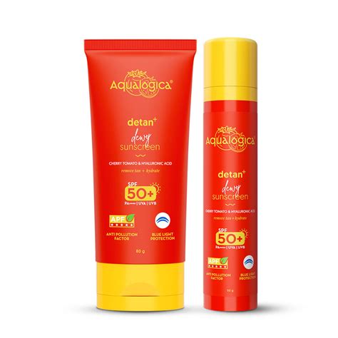 Detan+ Sunscreen Duo – Aqualogica