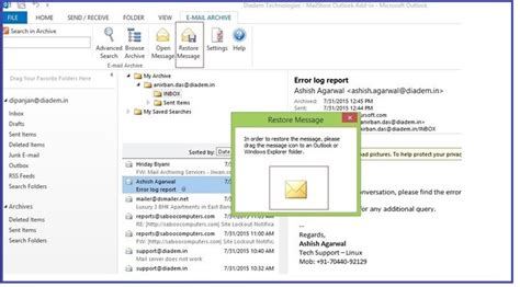 Image result for MailStore Outlook Add-In