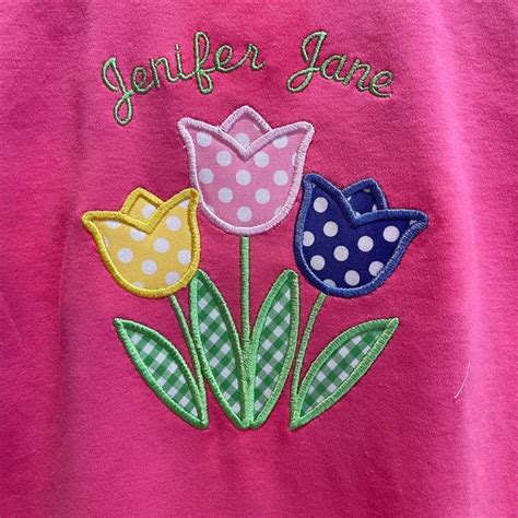 Image result for Tulip Applique Machine Embroidery Designs