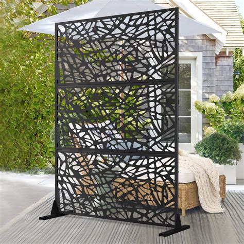 Garden Privacy Metal Screens Poppy Corten Steel Screen | Gardener's