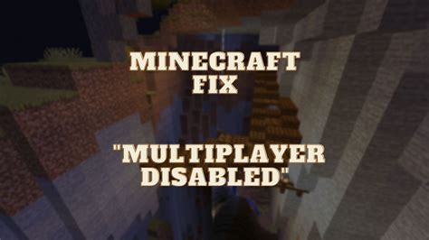 Fix Minecraft Error Multiplayer Is Disabled 的图像结果