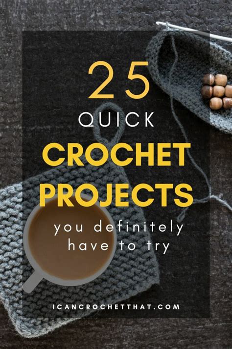 Image result for Quick Crochet Projects