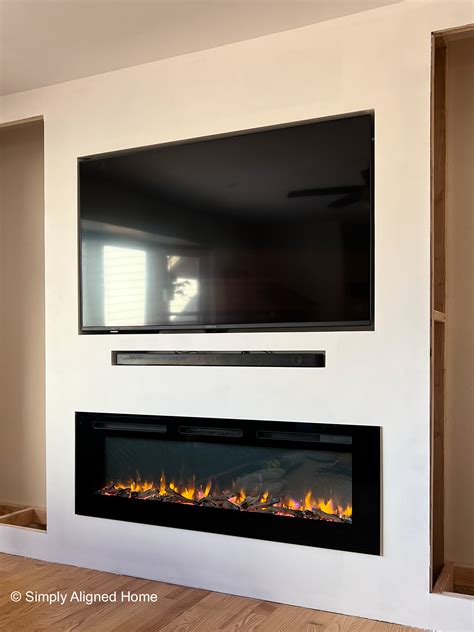DIY ELECTRIC FIREPLACE BUILT-IN: How to Frame and Install the Fireplace