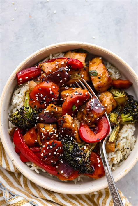 Sheet Pan Teriyaki Chicken With Vegetables