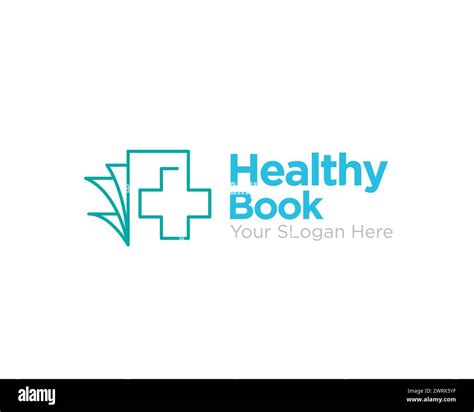 health and medical book logo designs for school or clinic logo designs Stock Vector Image & Art ...