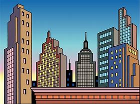 Image result for SuperHero City Drawing