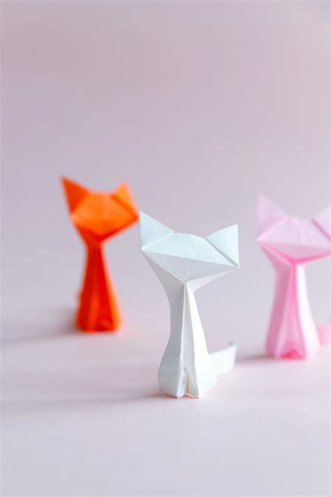 Origami Cat Tutorial 的图像结果
