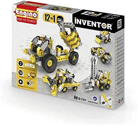 Engino 1234 Inventor 12-in-1 Industrial Models India | Ubuy