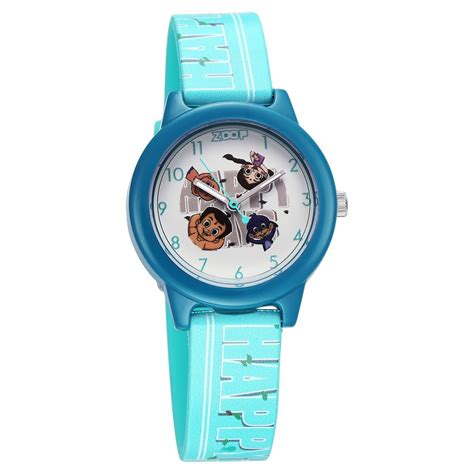 Buy Online Zoop Chhota Bheem Analog Watch with White Dial & Turquoise ...