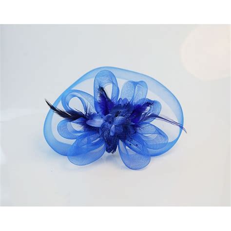 White Wedding Fascinator Tulle Beaded Organza Fascinators Hats Headwear ...