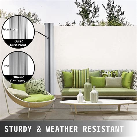 KFFKFF Retractable Side Awning 236 x 71,Double India | Ubuy
