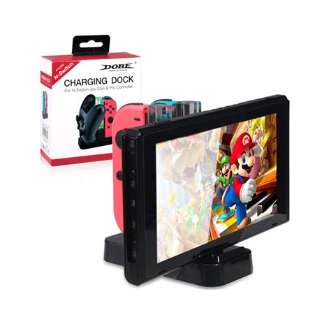 Buy LED Charging Dock Station Holder For Switch NS Joy-con Pro ...