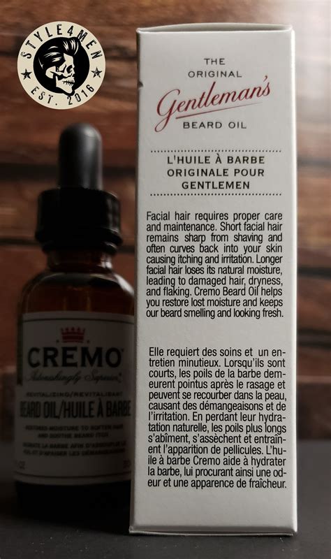 Beard Oil by CREMO (Forest Blend) - Style4Men.ca