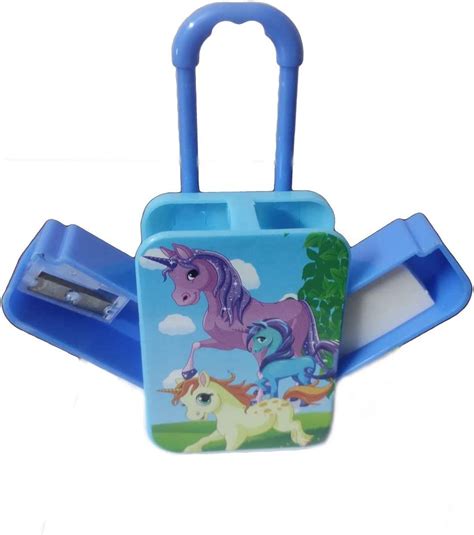 AK Store (Pack of 1) Cute Unicorn Cartoon Design Trolley Suitcase with ...