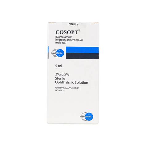 COSOPT EYE DROPS 5 ML – Pharmazone
