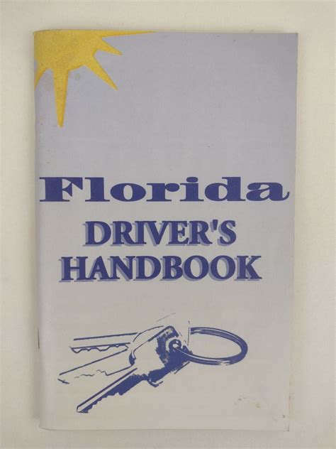 Vintage 1993 Florida Driver's License Handbook DHSMV (Paperback, 96 ...