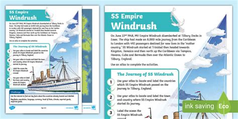 10 Activities to Learn about Windrush - Twinkl