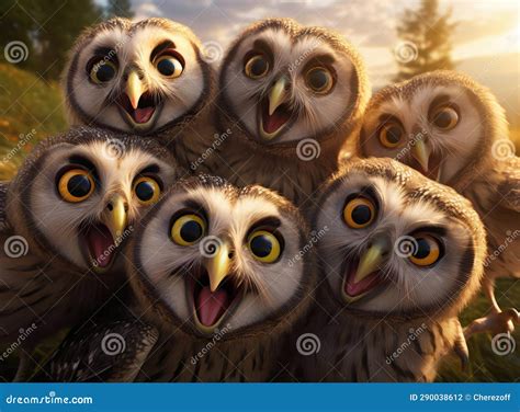A group of owls stock photo. Image of safari, season - 290038612