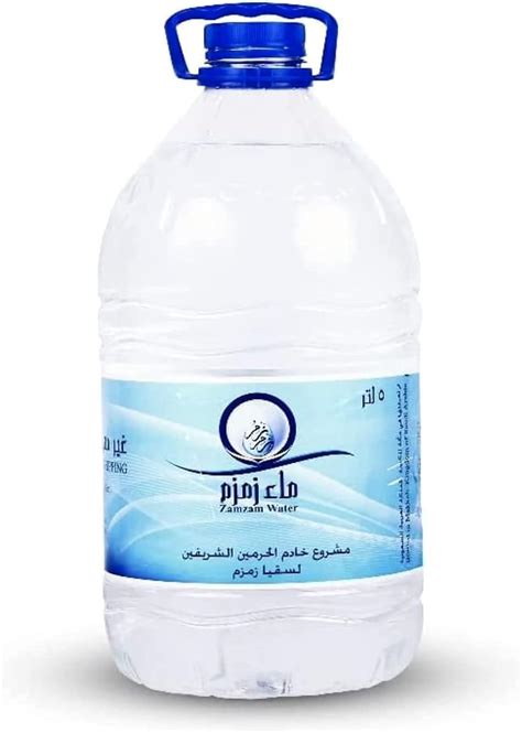Zam Zam Water Makkah, 5 Litres, Original Makka, Spring Water, Still ...
