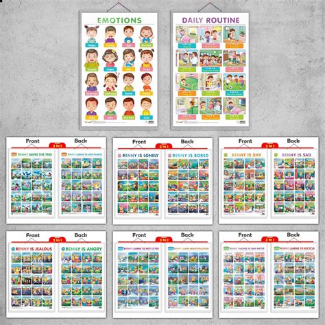 2 IN 1 STORY CHART BENNY IS ANGRY AND BENNY IS JEALOUS, 2 IN 1 STORY ...