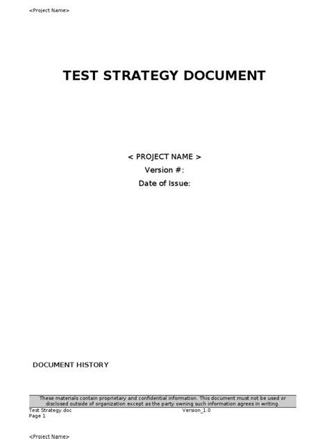 Image result for Test Strategy Document