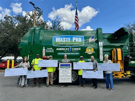 Waste Pro Awards $60,000 in Bonuses to Employees CELEBRATING 20 YEARS ...