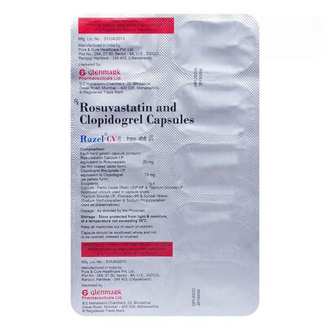 Razel CV 20/75 Capsule | Uses, Side Effects, Price | Apollo Pharmacy