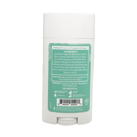 PACHA SOAP Sand & Sea Deodorant - 2.65 OZ | Natural Deodorant for Long ...