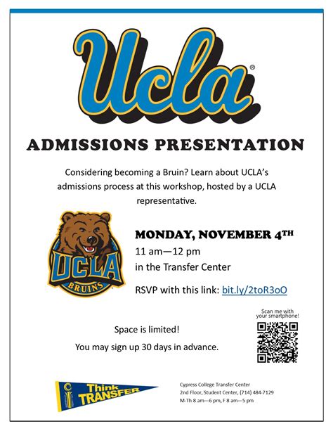 UCLA Admissions Presentation - Cypress College
