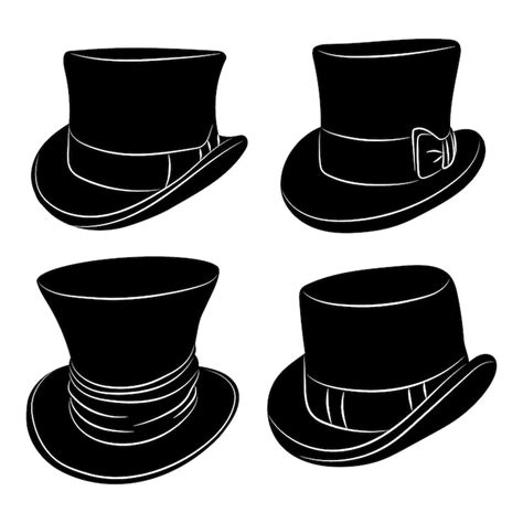 Silhouette tipping hat Vectors - Download Free High-Quality Vectors ...