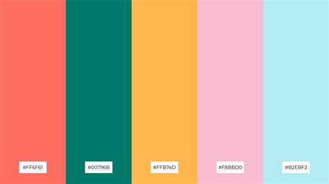 The Best 15 Pink Teal Color Palette Combinations