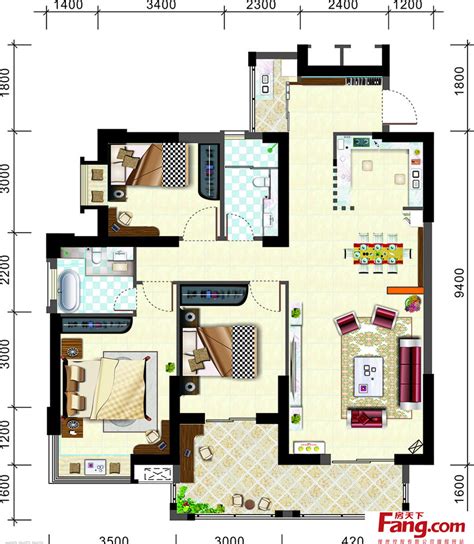 90平米房屋装修效果图 让房间更有空间感和层次感 - 装修公司