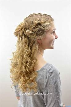 Up And Curly Hairstyles by Half Up Style For Curly Hair In Hairland Up And Curly Hairstyles