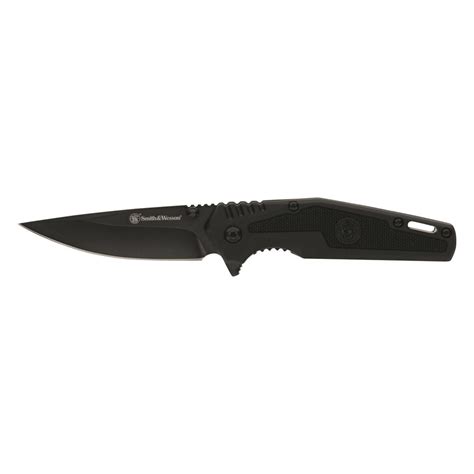 Smith & Wesson S.W.A.T. Spring Assisted Folding Knife - 740545, Spring ...