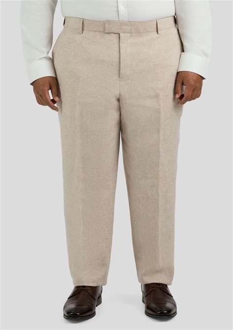 Natural Matteo Linen Dress Pant | Men's Bottom | Johnny Bigg AU