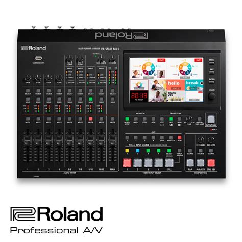 Roland VR-50HD Mk11 Multi-Format HD Streaming / Recording Mixer ...
