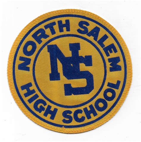 North Salem New York Vintage North Salem High School 5" Patch Free ...