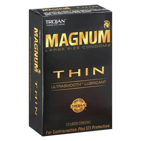 Trojan Condoms, Thin, Large Size | Wegmans