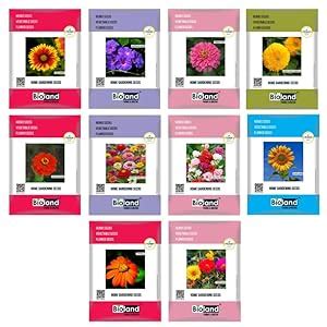 Buy BIOLAND Flower Seeds Combo of 10 for Home Gardening | Easy to Grow ...