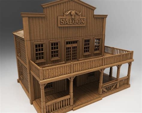 The Wild West Saloon Dnd Terrain for Dungeons and Dragons Terrain, D&D ...
