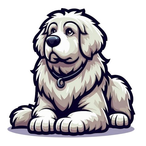 Alabai mascot vector on white background | Premium AI-generated vector