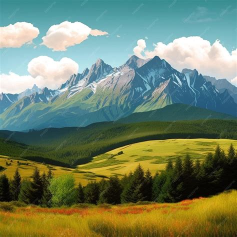 Premium Photo | Mountains European mountains