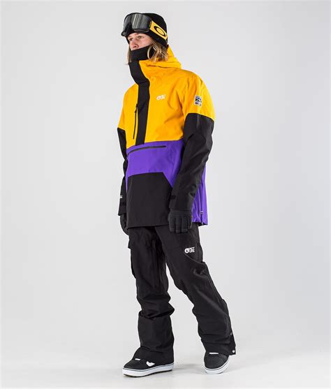 Picture Trifid Snowboard Jacket Yellow Black | Ridestore.com