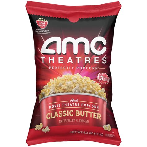 AMC Theatres Ready to Eat Popcorn, Classic Butter - Walmart.com